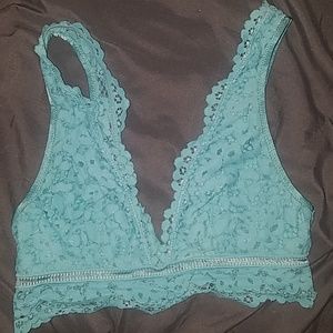 Victoria's Secret Aqua lace bralette
